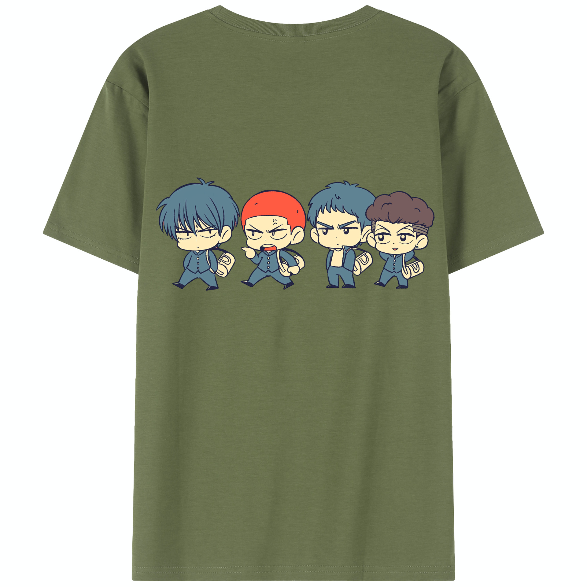 （画像用） SLAM DUNK／スラムダンク 綿100％半袖Tシャツ（背面プリント）